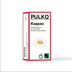 22.5 mm Kendinden Yapışkanlı Karton Madeni Para Kapaması, Beyaz - 25'lik Paket Pulko