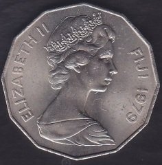 FİJİ 50 CENTS 1979 FAO ÇİL