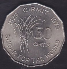 FİJİ 50 CENTS 1979 FAO ÇİL