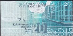 Finlandiya 20 Markka 1993 Çok Temiz