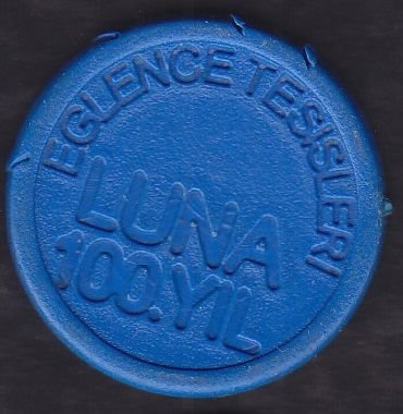 Luna 100.yıl Lunapark Jetonu Mavi