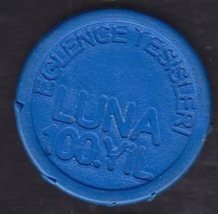 Luna 100.yıl Lunapark Jetonu Mavi