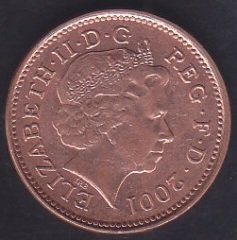 İNGİLTERE 1 PENNY 2001