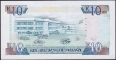 Malawi 10 Kwacha 1992 Çil Pick 25b