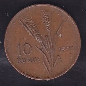 1971 Yılı 10 Kuruş