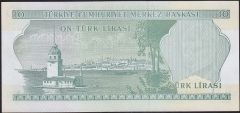 6.Emisyon 2.Tertip 10 Lira I10 375567 Çilaltı Çil