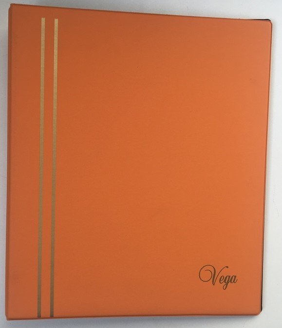 VEGA KAĞIT PARA ALBÜMÜ ( TURUNCU ) 4.5 CM eski para mezat
