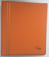 VEGA KAĞIT PARA ALBÜMÜ ( TURUNCU ) 4.5 CM eski para mezat