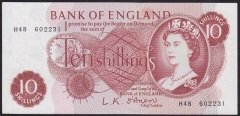 İNGİLTERE 10 POUND 1961 ÇİLALTI ÇİL PİCK 373a