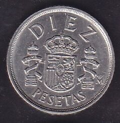 İspanya 10 Pesetas 1983