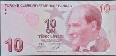 9.Emisyon 3.Tertip 10 Lira C616 183183 Çilaltı Çil