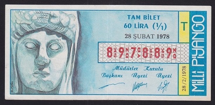 1978 28 ŞUBAT TAM BİLET