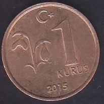 2015 Yılı 1 Kuruş Çilaltı Çil