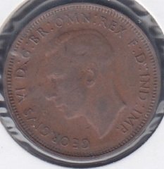 AVUSTRALYA HALF PENNY 1948