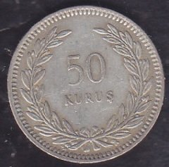 1948 Yılı 50 Kuruş Gümüş