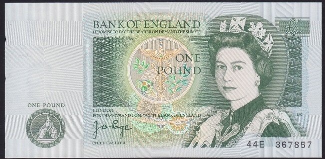 İNGİLTERE 1 POUND 1978 ÇİLALTI ÇİL PİCK 377a