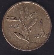 1962 Yılı 1 Kuruş