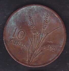 1972 Yılı 10 Kuruş