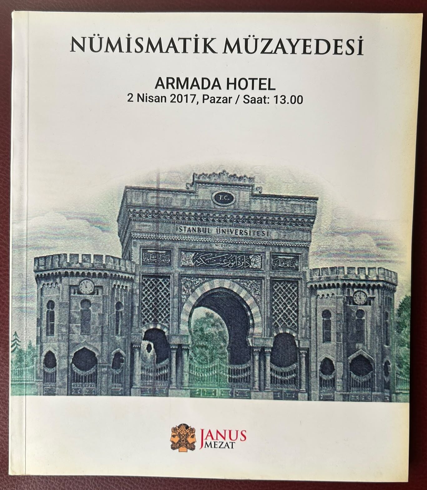 Janus Mezat Müzayede Kataloğu 2 Nisan 2017 Resimli 155 Sayfa