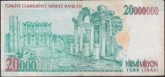 7.Emisyon 20 000 000 Lira E59 214434 Çok Temiz +
