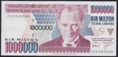 7.EMİSYON 2.TERTİP 1 000 000 LİRA J16 849180 ÇİLALTI ÇİL