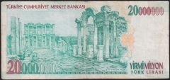 7.Emisyon 20 000 000 Lira E59 378201 Çok Temiz