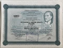PETKİM Hisse Senedi 500 ABD Doları