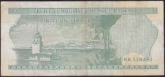6.Emisyon 2.Tertip 10 Lira I05 259946 Çok Temiz