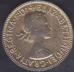 İNGİLTERE HALF PENNY 1959 HALİYLE