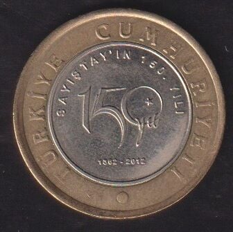 2012 Yılı 1 Lira Sayıştay'ın 150.Yılı