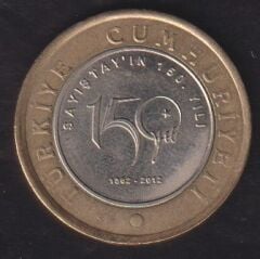 2012 Yılı 1 Lira Sayıştay'ın 150.Yılı