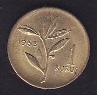 1963 Yılı 1 Kuruş