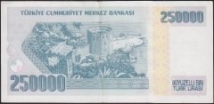 7.Emisyon 3.Tertip 250000 Lira G12 787580 Ççt Çilaltı