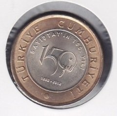 2012 YILI 1 LİRA SAYIŞTAY'IN 150. YILI ÇİL