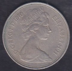 İNGİLTERE 10 PENCE 1970