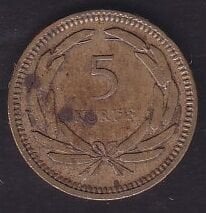 1950 Yılı 5 Kuruş