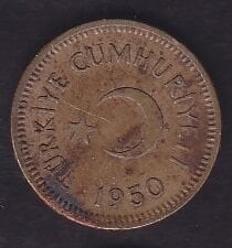 1950 Yılı 5 Kuruş