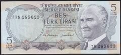 6.Emisyon 2.Tertip 5 Lira I79 2856XX Çil