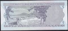 6.Emisyon 2.Tertip 5 Lira I79 2856XX Çil