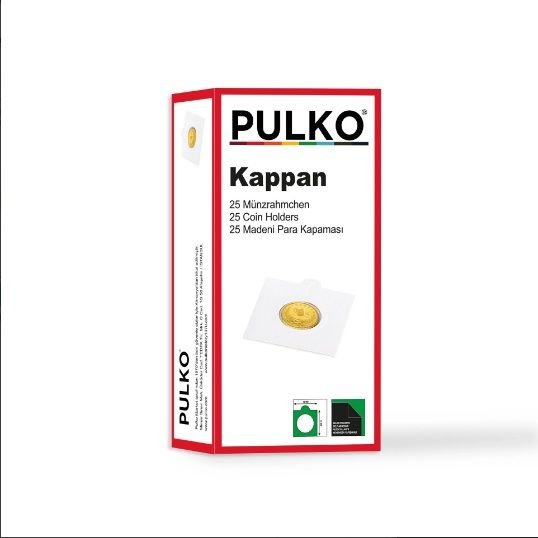 35 mm Kendinden Yapışkanlı Karton Madeni Para Kapaması, Beyaz - 25'lik Paket Pulko