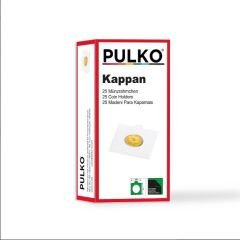 35 mm Kendinden Yapışkanlı Karton Madeni Para Kapaması, Beyaz - 25'lik Paket Pulko