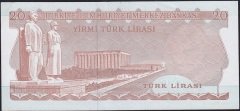 6.Emisyon 3.Tertip 20 Lira G88 968385 Ççt Çilaltı