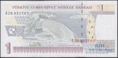 8.Emisyon 1 YTL A28 932767 Çil