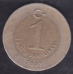 2007 Yılı 1 Yeni Türk Lirası