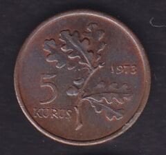 1973 Yılı 5 Kuruş