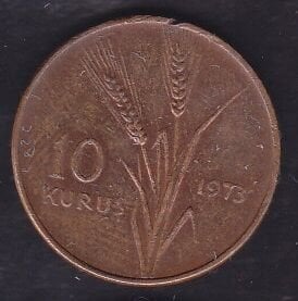 1973 Yılı 10 Kuruş