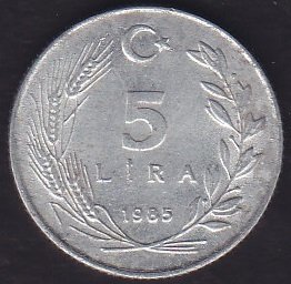 1985 Yılı 5 Lira