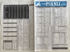 Yeni Puanlı Ganyan Gazetesi 1995
