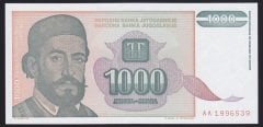 Yugoslavya 1000 Dinar 1994 Çil Pick 140
