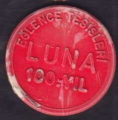 Luna 100.yıl Lunapark Jetonu Kırmızı